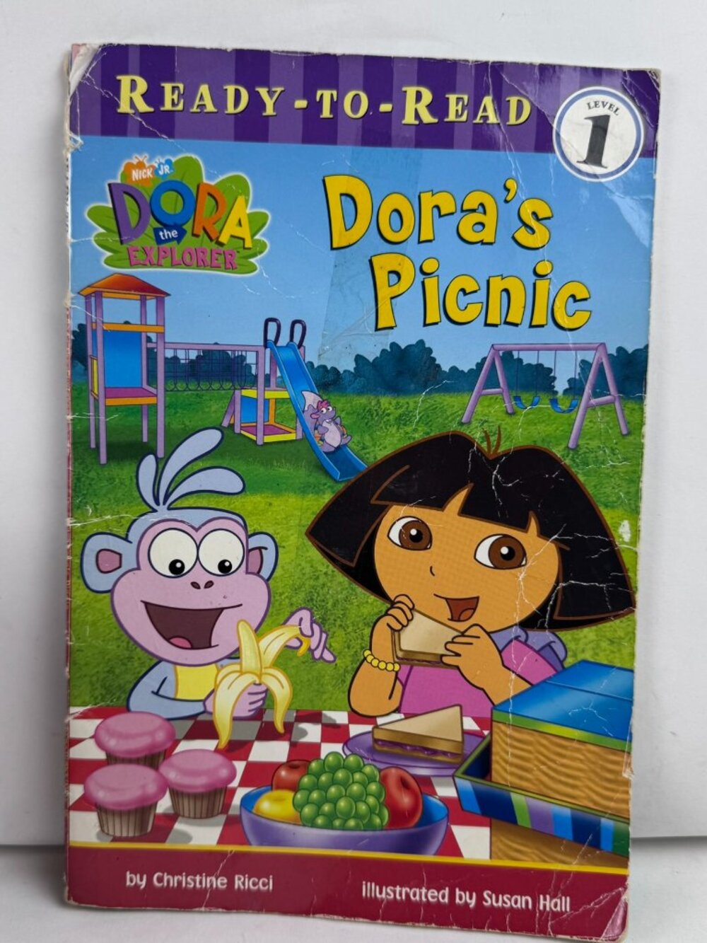 Dora The Explorer Dora's Picnic Ready To Read Level 1 Paperback Book Spine Wear